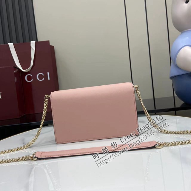 Gucci專櫃古馳最新款Emblem系列鏈式錢包小斜挎女包 jh2934型號：826720